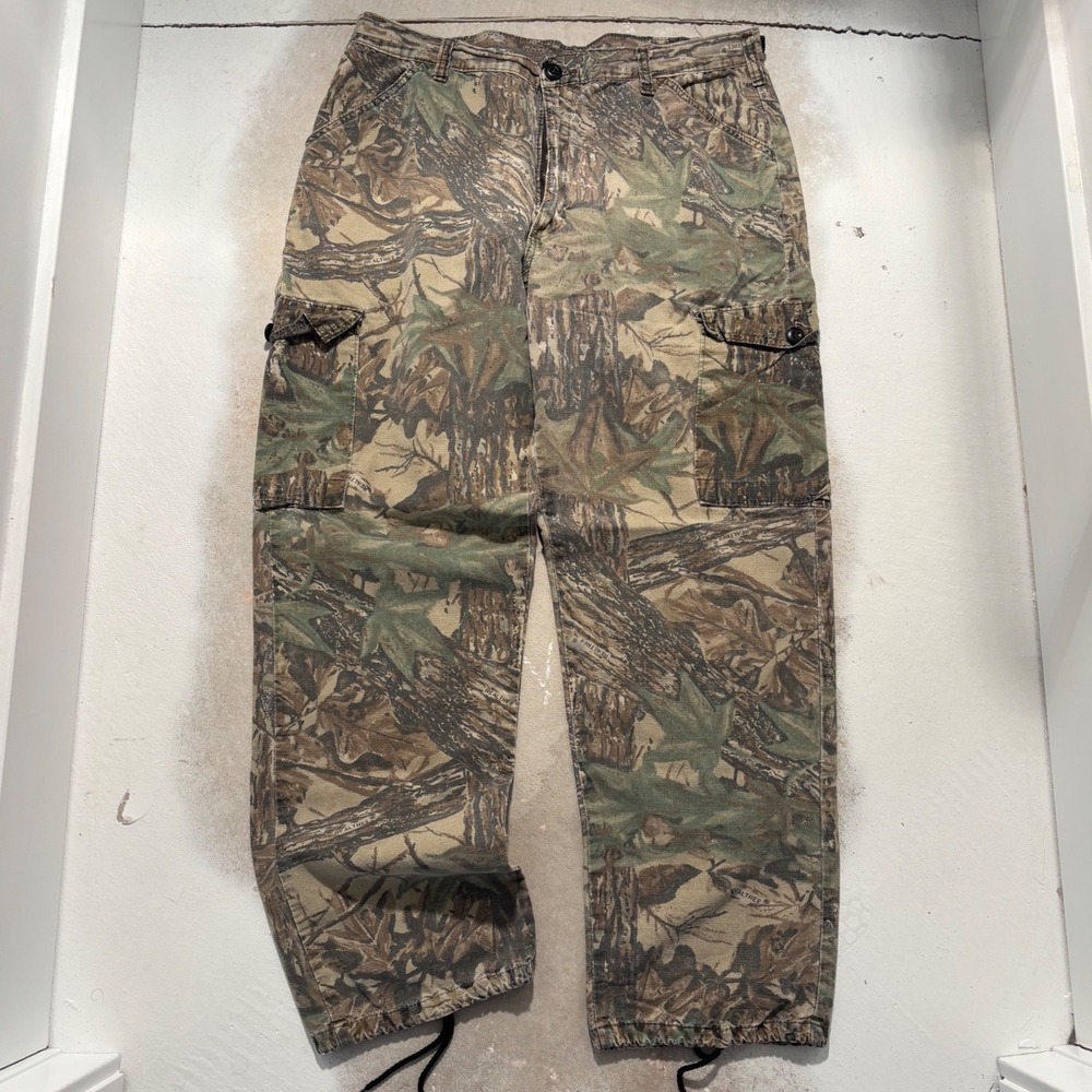 Liberty Realtree Camo Cargo Pants Mens 34x32 Ripstop Hunting Tactical Utility